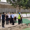 市相关领导莅临伸达集团负责施工的工业五路排水新建工程现场