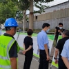 市相关领导莅临伸达集团负责施工的工业五路排水新建工程现场